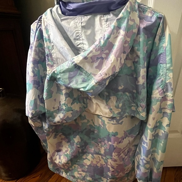 Lauren James multicolored quarter- zip rain jacket - Picture 3 of 3